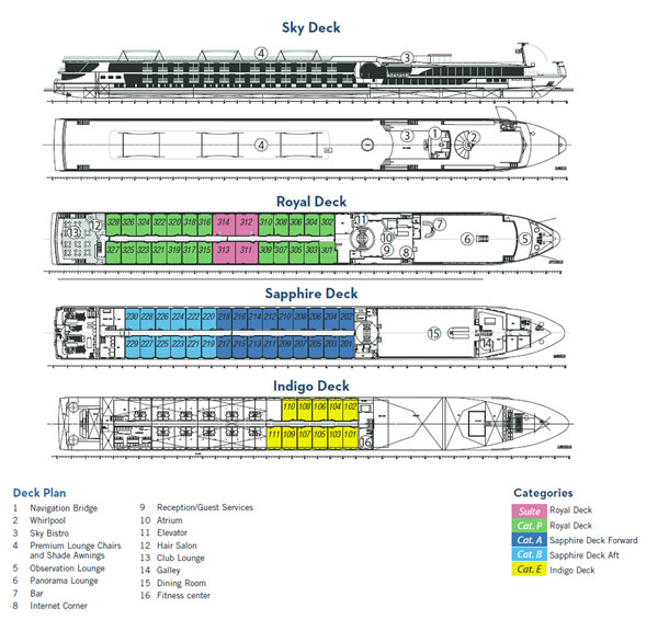 Felicity - deck plan