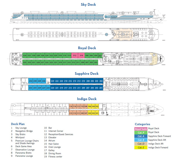 Illumination - deck plan