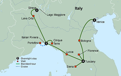 Italy's Treasures by Collette Tours
