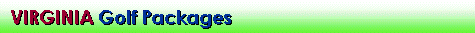 Virginia golf packages