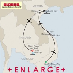 CLICK HERE for Globus Exploring Vietnam and Cambodia MAP!!
