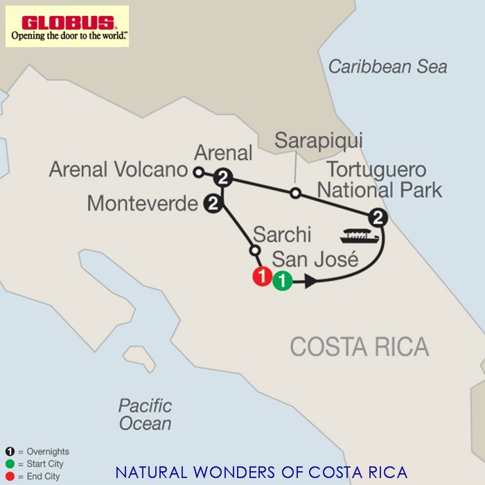 NATURAL WONDERS OF
                                            COSTA RICA by Globus Tours
