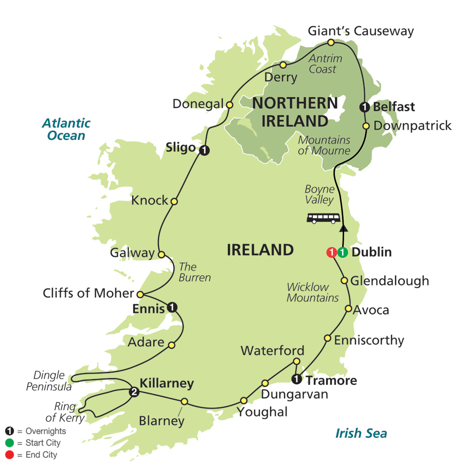 Irish Explorer by Cosmos Tours