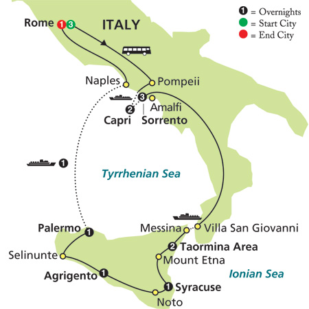 Southern Italy and Sicily by Cosmos Tours