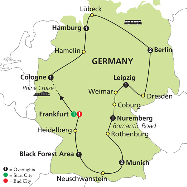 Highlights of Germany by Cosmos Tours