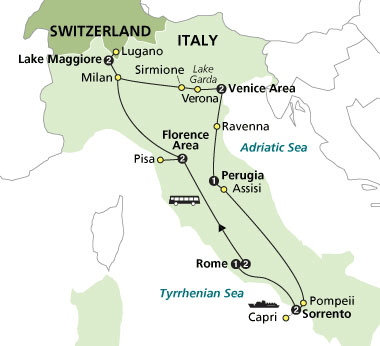 The Best of Italy by Cosmos Tours