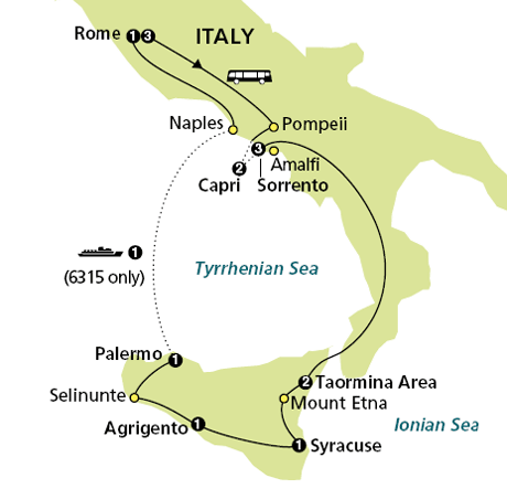 Southern Italy and Sicily by Cosmos Tours