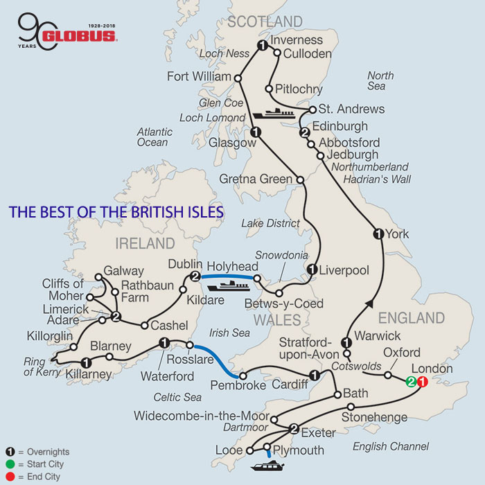 TOURS The British Isles England Scotland Ireland Wales