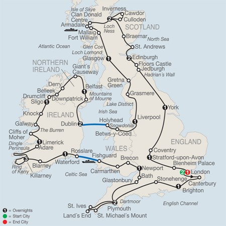 Britain and Ireland In Depth by Globus Tours