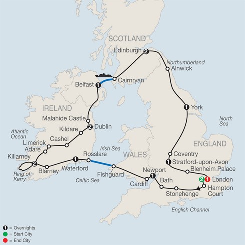 Highlights of Britain and Ireland by Globus Tours