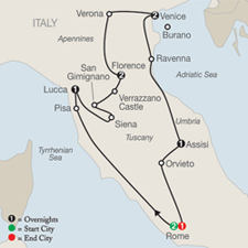 Click here for Globus Tours ITALIAN TREASURES