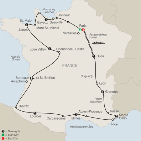 CLICK HERE for Globus La France!