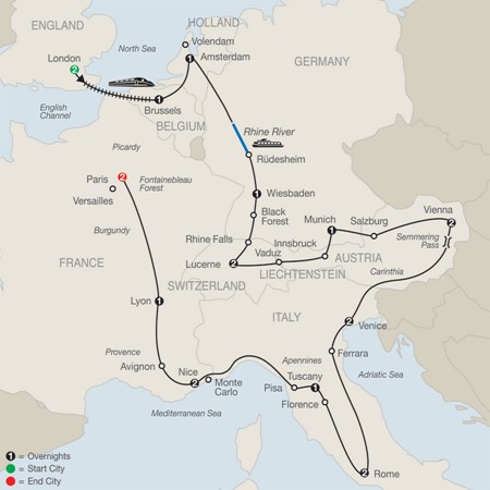 Traditional Grand European by Globus Tours