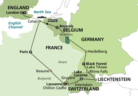 Cosmos Tours - EUROPEAN INTRODUCTION