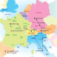 CLICK HERE for Trafalgar European Spree!