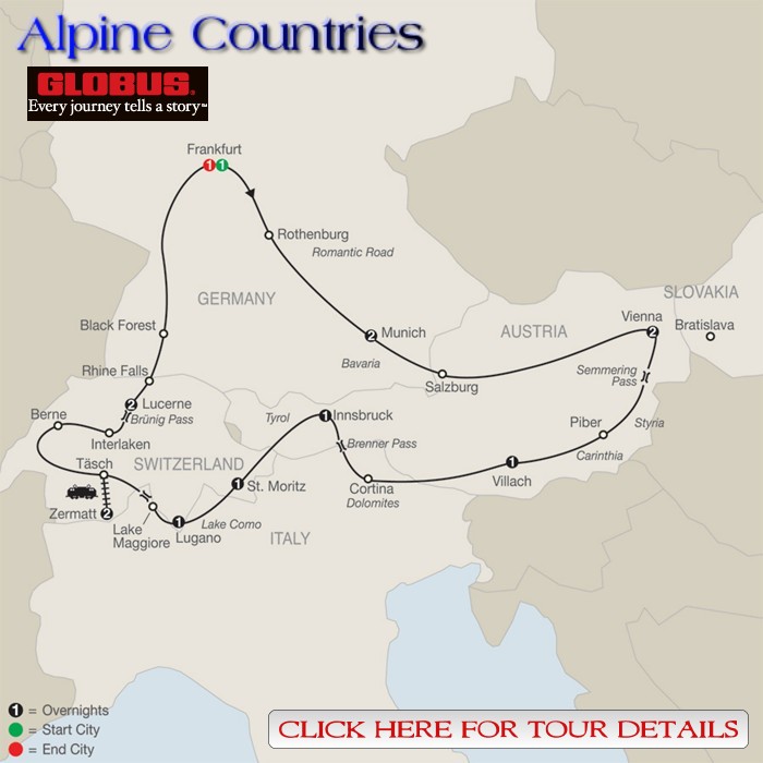 Full Details on Alpine Countries!