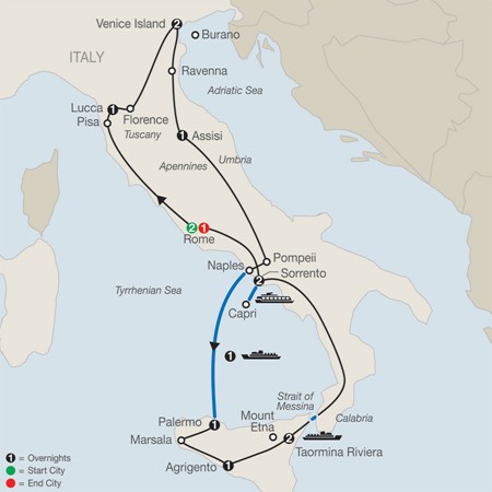 The Best of Italy and Sicily by Globus Tours