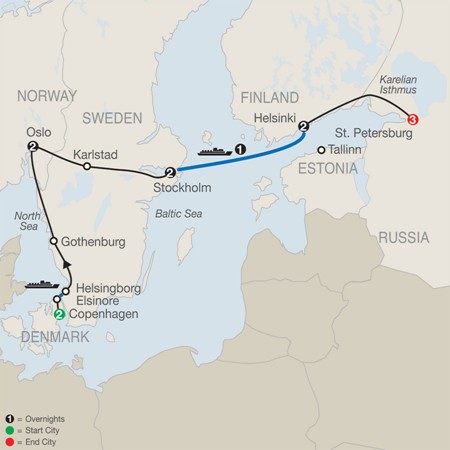 Northern Capitals by Globus Tours