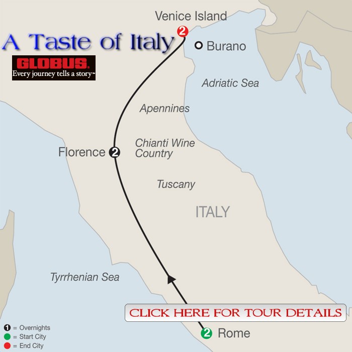 Full Details on A Taste of Italy!
