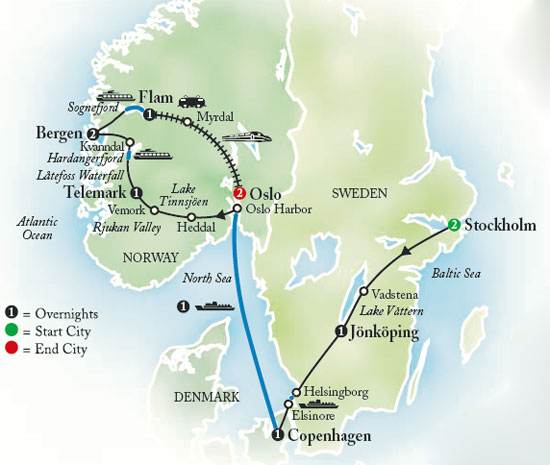 The Best of Sweden, Denmark and Norway by Globus Tours