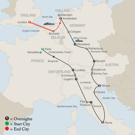Continental Introduction by Globus Tours