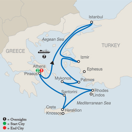 Greece and Turkey Cruise Tour by Globus Tours