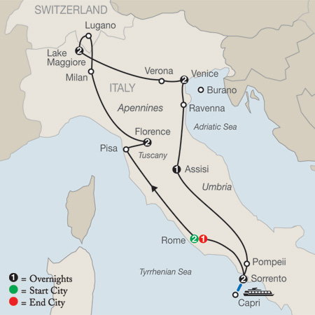 Click here for Globus Tours ITALIAN MOSAIC