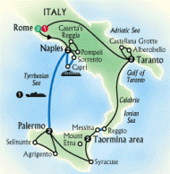 Click here for Globus Tours HIGHLIGHTS OF SICILY AND SOUTHERN ITALY