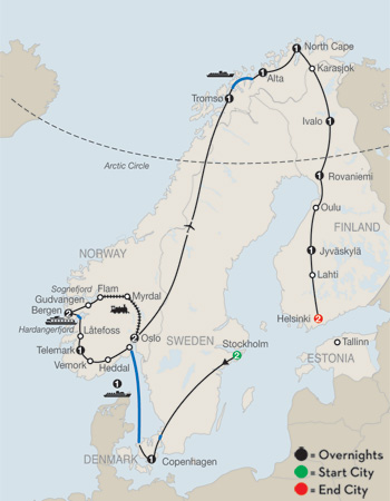 Arctic Circle by Globus Tours!