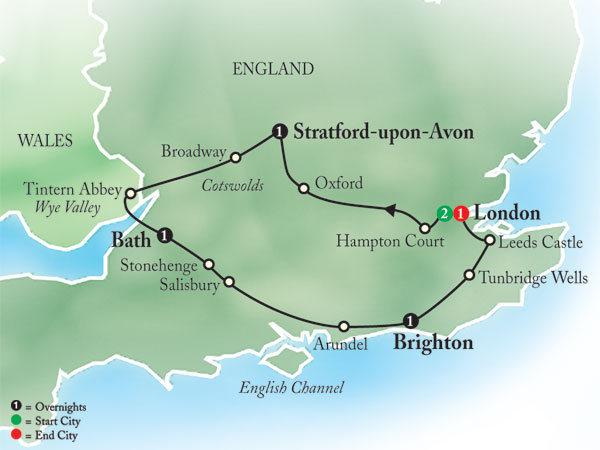 The Best of Southern England by



                                    Globus Tours