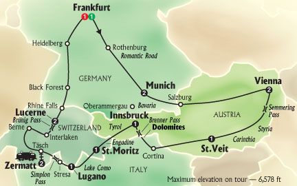 Alpine Countries by Globus Tours
