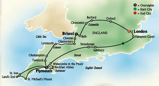The Best of the West Country by Globus Tours