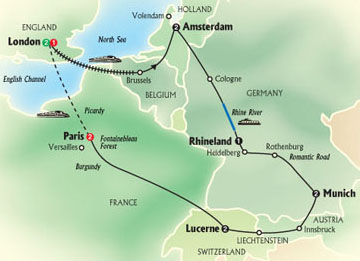 From the Thames to the Tiber by Globus Tours