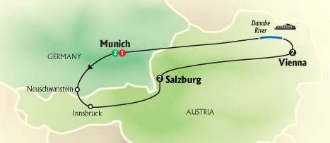 Munich, Salzburg and Vienna by Globus Tours