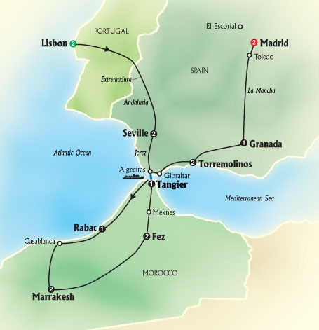 Spain, Portugal and Morocco by Globus Tours