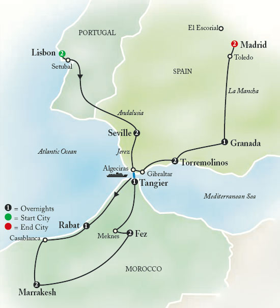 Spain, Portugal and Morocco by Globus Tours