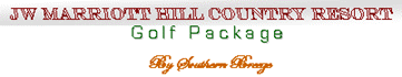 JW Marriott Hill Country golf package