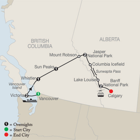 Majetic Rockies by Globus Tours
