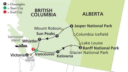 The Canadian Rockies by Cosmos Tours