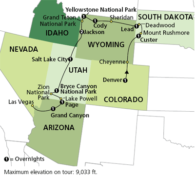 National Parks and Canyon Country by Cosmos Tours