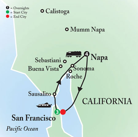 San Francisco and California Wine Country by Globus Tours
