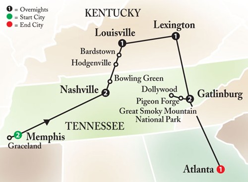 Sights and Sounds of the South by Globus Tours