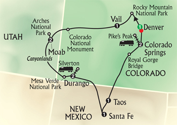 Routes of the Old West by Globus Tours