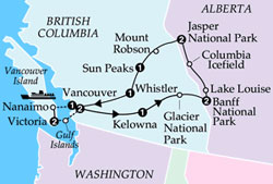 CLICK HERE for The Great Resorts of the Canadian Rockies by Globus Tours!