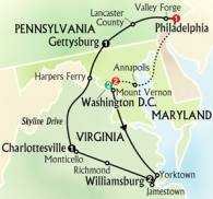 Click here for Globus America's Historic East!