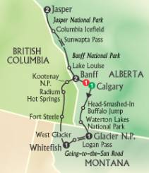 CLICK HERE for Glacier National Park and Canadas Mountain Splendor by Globus Tours!