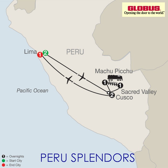 PERU SPLENDORS by
                                            Globus Tours