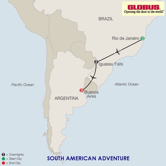 SOUTH AMERICAN ESCAPE
                                            by Globus Tours