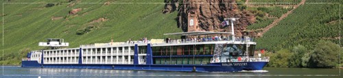 River Ship Tapestry