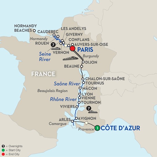 Grand France - Avalon Waterways Cruises